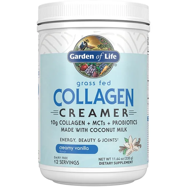 Garden of Life Collagen Creamer kolagen s probiotiky příchuť Creamy Vanilla 330 g
