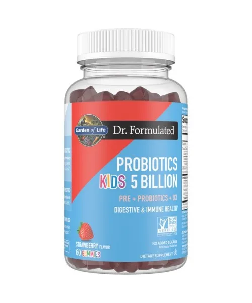 Garden of Life Dr. Formulated Probiotics Kids 5B Jahoda 60 gumídků