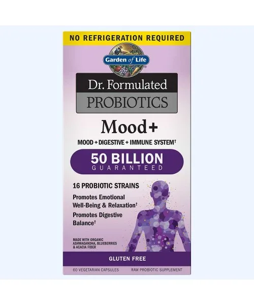 Garden of Life - Dr. Formulated - probiotika pro podporu nálady - 50 miliard CFU - 60 kapslí