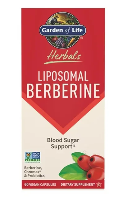 Garden of Life Herbals Liposomální Berberin, 60 kapslí