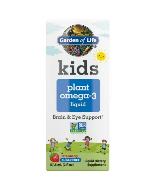 Garden of Life -Kids Plant Omega-3 Strawberry 2 fl oz (57.5ml) Liquid