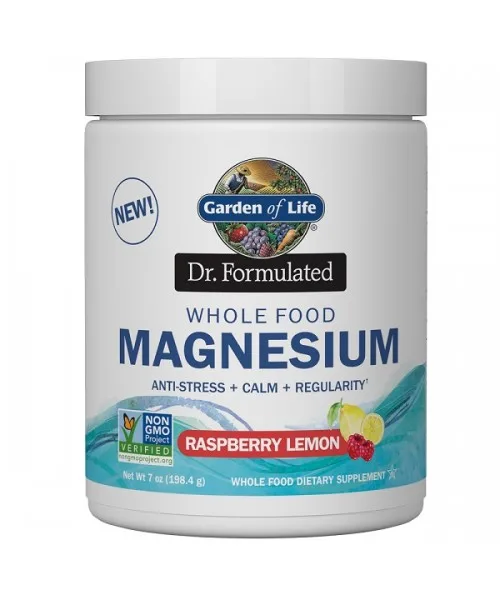 Garden of life Magnesium Dr. Formulated - Hořčík - malina - citron 198,4g