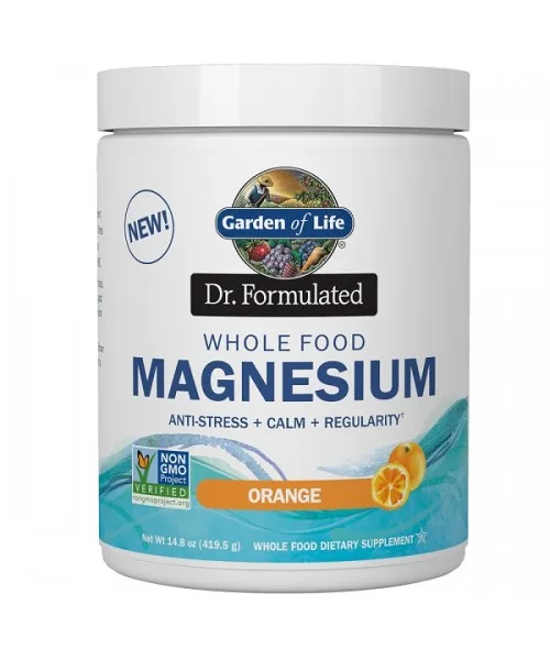 Garden of Life - Magnesium Dr. Formulated (hořčík - pomeranč), 419 g