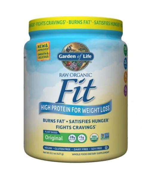 Garden of Life Raw Organic Fit Original, bez příchuti, 445 g