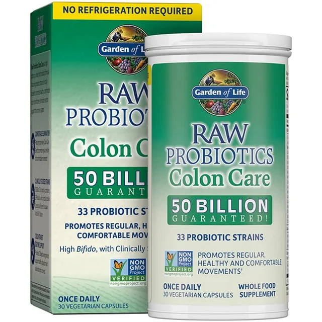 Garden of Life RAW Probiotics Colon Care probiotika pro podporu zažívání 30 ks