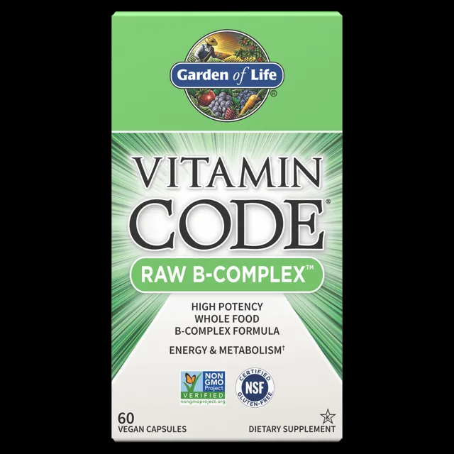 Garden of Life Vitamin Code RAW B-Complex, 60 kapslí