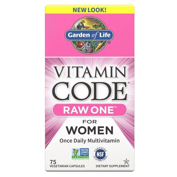 Garden of Life Vitamin Code RAW ONE for Women, 75 kapslí