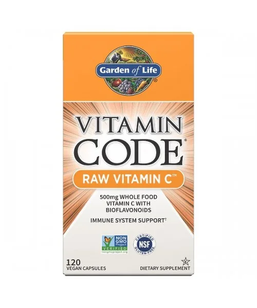Garden of Life  Vitamin Code Vitamín C RAW - 120 kapslí
