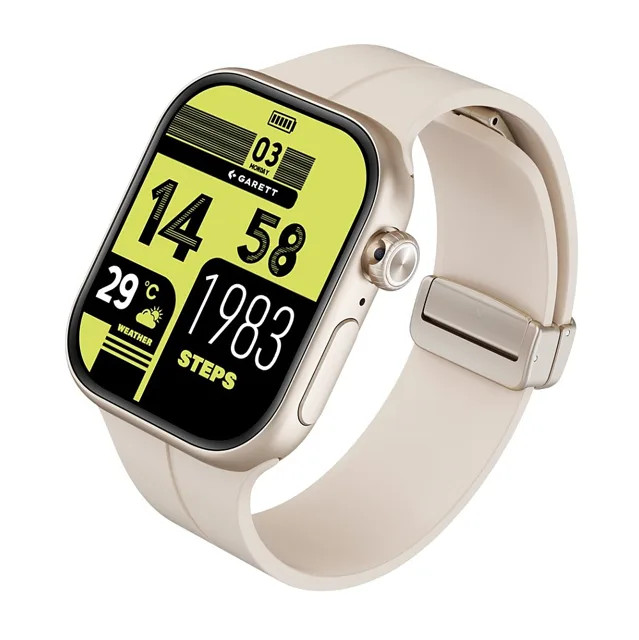 GARETT Smartwatch next AI 4G silver chytré hodinky