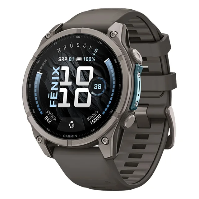 GARMIN fenix 9 47mm Tit/PebbleGray SB chytré hodinky