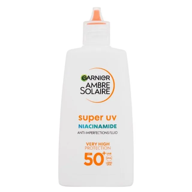 GARNIER Ambre Solaire Super UV Niacinamide SPF50+ Opalovací fluid  40 ml