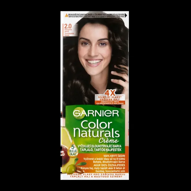 Garnier Barva na vlasy Color Naturals 2.0 přirozená černá