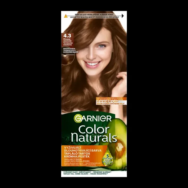 Garnier Barva na vlasy Color Naturals 4.3 přirozená zlatohnědá