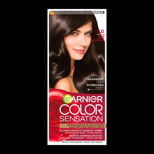 Garnier Barva na vlasy Color Sensation 3.0 tmavě hnědá