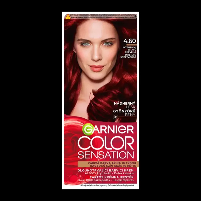 Garnier Barva na vlasy Color Sensation 4.60 intenzivní tmavě červená
