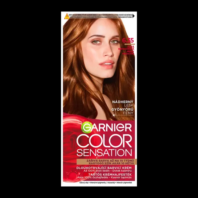 Garnier Barva na vlasy Color Sensation 6.35 zlatá mahagonová