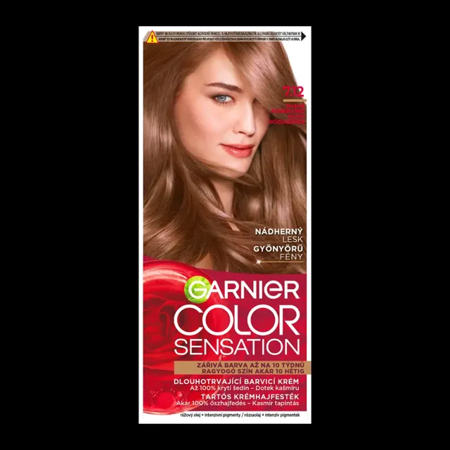 Garnier Barva na vlasy Color Sensation 7.12 tmavá roseblond