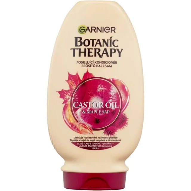 Garnier Botanic Therapy Ricinus Oil posilujicí balzám pro slabé vlasy s tendencí vypadávat 200 ml