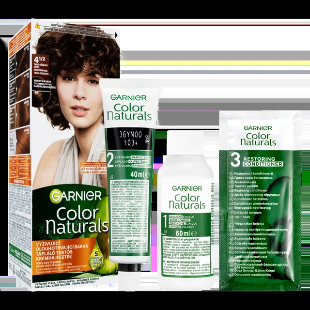 Garnier Color Naturals Permanentní barva na vlasy 4 1/2 tmavá oříšková