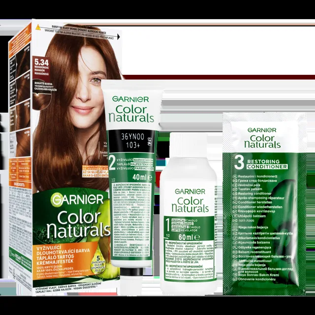 Garnier Color Naturals Permanentní barva na vlasy 5.34 mahagonová