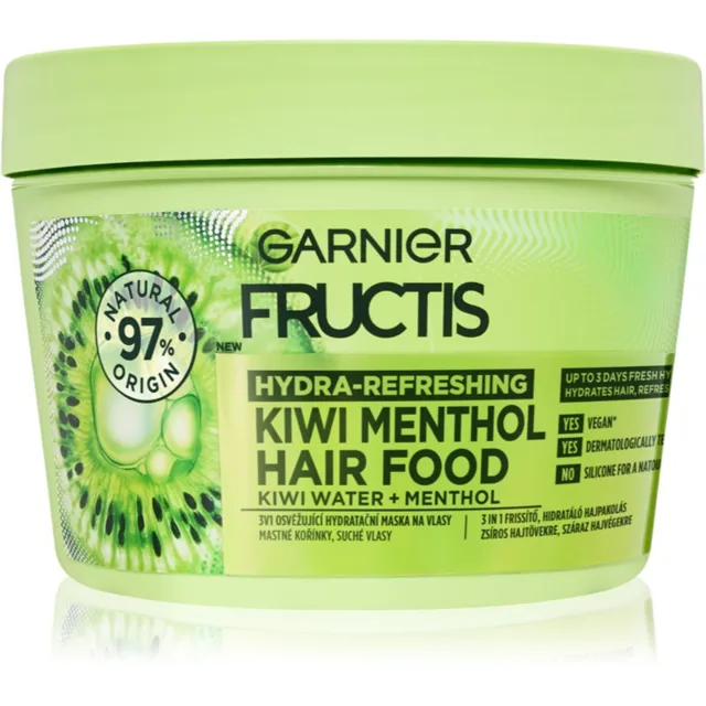 Garnier Fructis 3 in 1 osvěžující hydratační maska na vlasy s vůní 400 ml