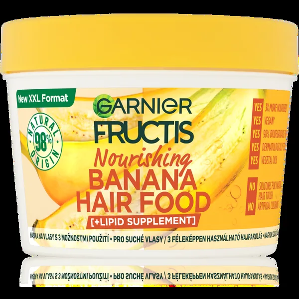 Garnier Fructis Banánová maska pro suché vlasy, 400 ml