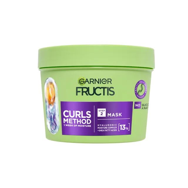 Garnier Fructis Curls Method hydratační maska na suché vlnité a kudrnaté vlasy 370 ml