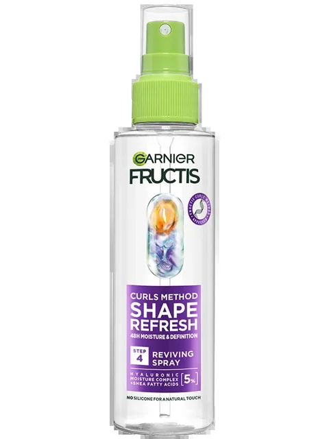 GARNIER Fructis Curls Method hydratační osvěžující sprej pro suché vlnité a kudrnaté vlasy 150ml
