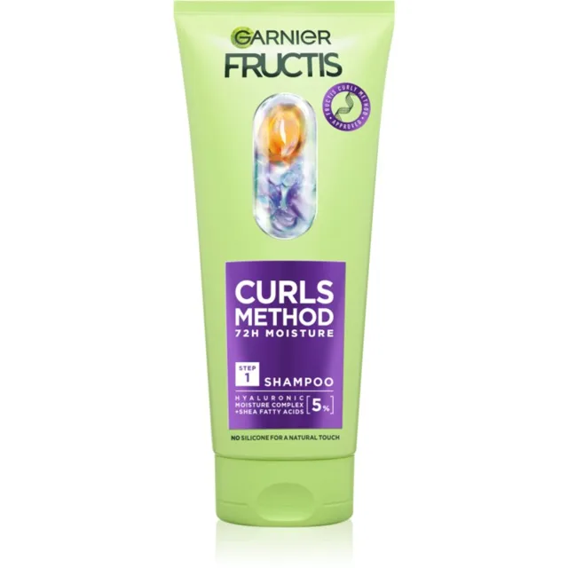 Garnier Fructis Curls Method hydratační šampon pro vlnité a kudrnaté vlasy 200 ml