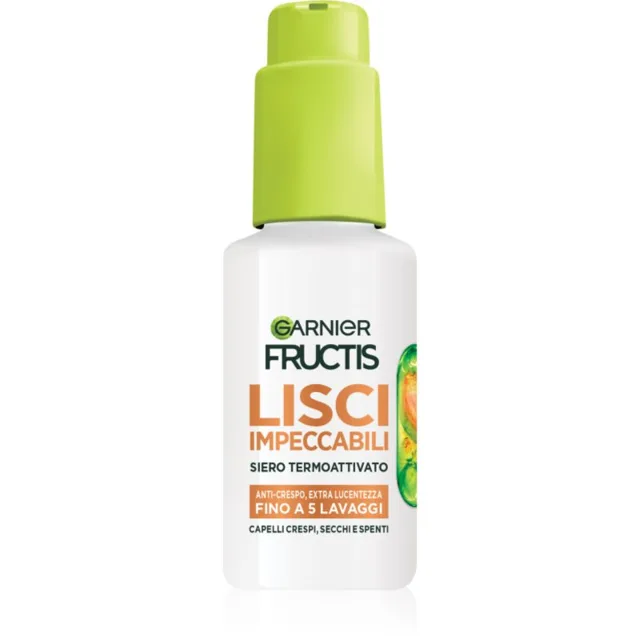 Garnier Fructis Lisci Impeccabili sérum pro lesk a hebkost vlasů 50 ml