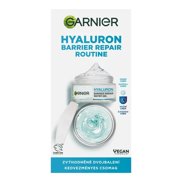 Garnier Hyaluron Barrier Repair Routine denní + noční krém 2x50 ml duopack