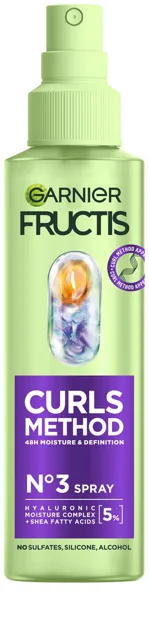 Garnier Hydratační osvěžující sprej pro suché vlnité a kudrnaté vlasy Curls Method (Spray) 150 ml