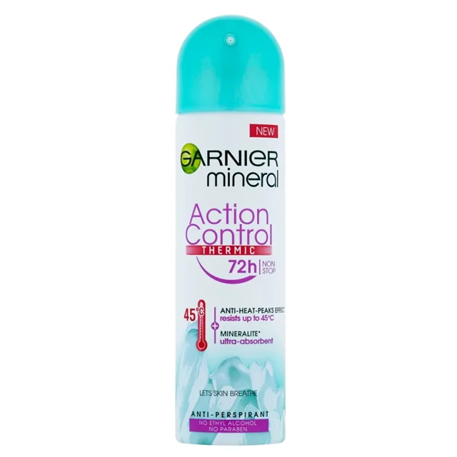 GARNIER Mineral Action Control Thermo Protect 72h Spray Minerální deodorant 150 ml