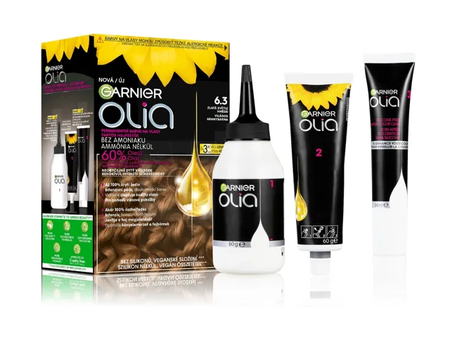 Garnier Olia 6.3 Zlatá světle hnědá permanentní barva na vlasy