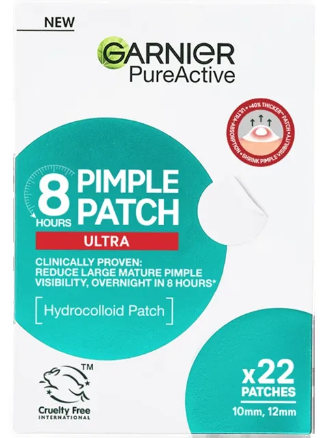 Garnier Pure Active 8H Ultra náplasti na akné , 22 náplastí