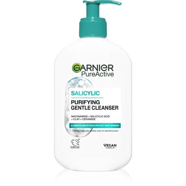 Garnier Pure Active Salicylic hydratační čisticí gel proti nedokonalostem pleti 250 ml
