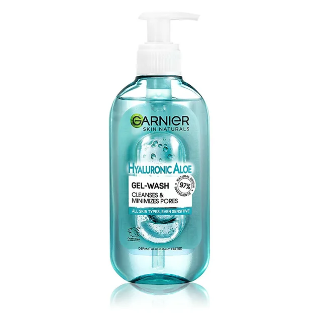 GARNIER Skin Naturals Čistící gel Hyaluronic Aloe 200 ml