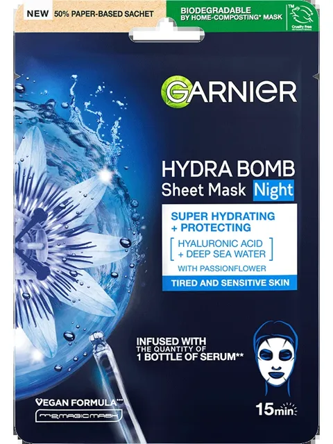Garnier Skin Naturals Hydra Bomb superhydratační vyplňující textilní maska 28 g