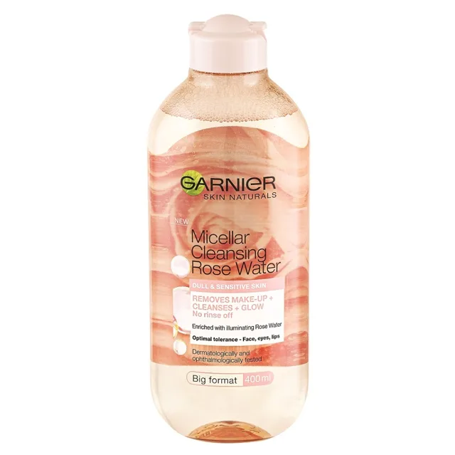 GARNIER Skin Naturals Micelární voda Rose 400 ml
