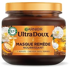 Garnier Ultra Doux Maska na vlasy Vyživující přípravek pro suché vlasy 340ml