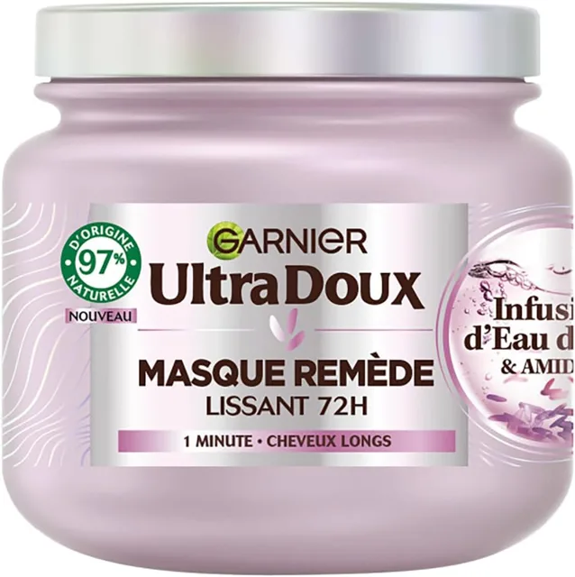 Garnier Ultra Doux - Vyhlazující maska pro hebkost a lesk 340 ml