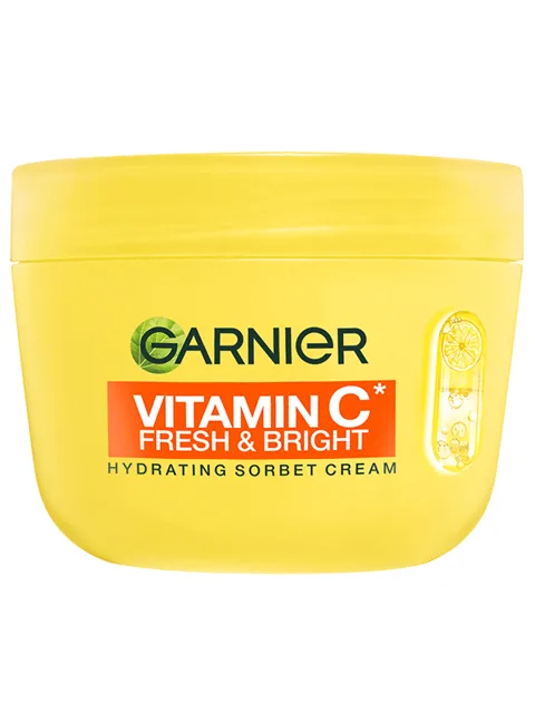 Garnier Vitamin C* Fresh & Bright Hydratační sorbet krém, 85 ml