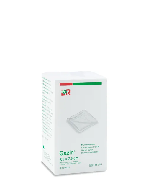 Gáza hydrofil.skl.kompr.Gazin 7.5x7.5cm/100ks
