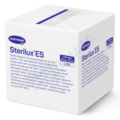 Gáza kompr.nest.Sterilux ES 10x10cm/100ks 17vl8vrs