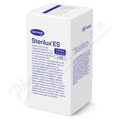 Gáza kompr.nest.Sterilux ES 5x5cm/100ks 17vl8vrs