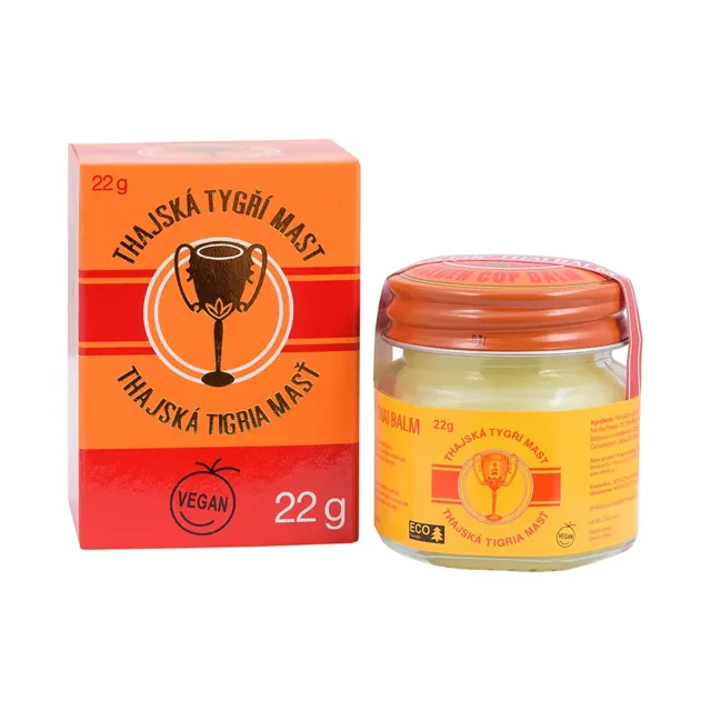 GC Pharmaceutical thajská tygří mast Golden Cup balm 22 g