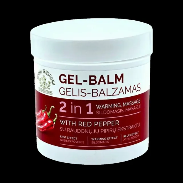 Gel-balzám s extraktem z červené papriky - 250 ml - Herbal Traditions