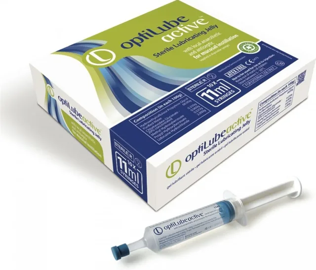 Gel lubrikační OptiLube Active stříkačka 11ml