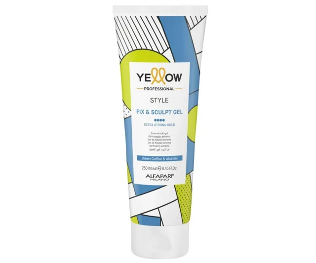 Gel na vlasy s extra silnou fixací Yellow Professional Style Fix  a  Sculpt Gel - 250 ml + dárek zdarma