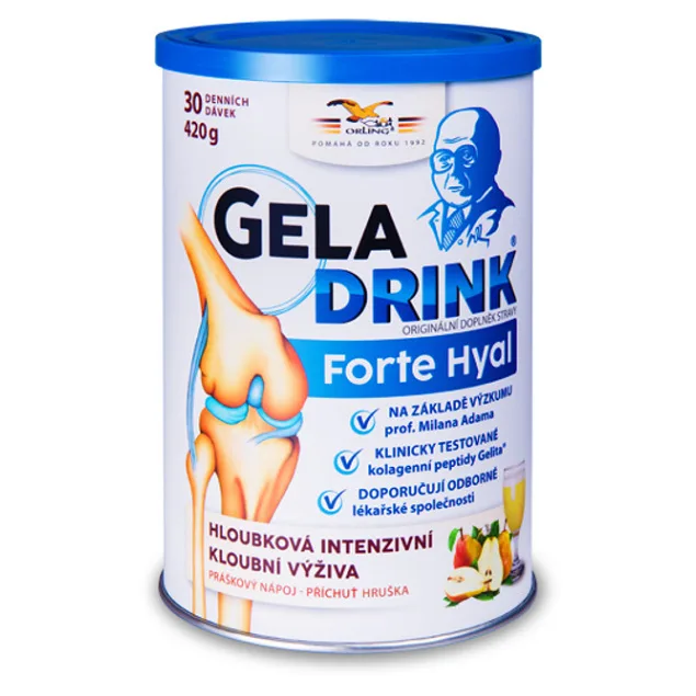 GELADRINK Forte Hyal nápoj hruška 420 g